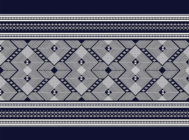 Темный геометрический этнический узор традиционный узор, используемый для юбки, ковра, обоев, одежды