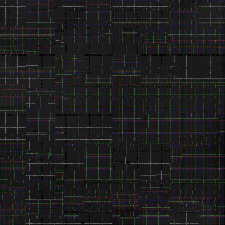 Vector dark glitch effect abstract texture background