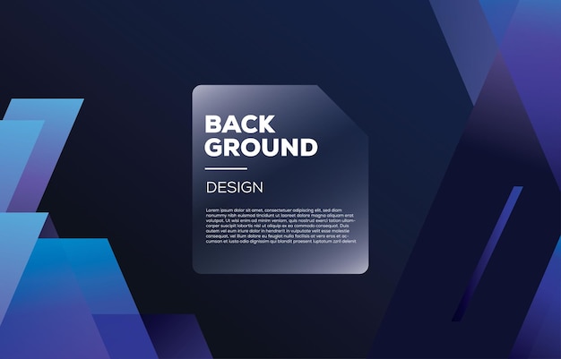 Vector dark gradient abstract background template