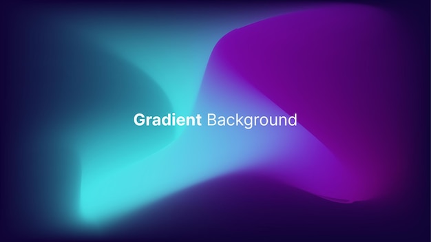 Vector dark grainy color gradient wave background