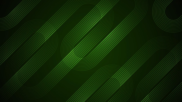 Dark green abstract background with serpentine style lines as the main component