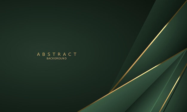 dark green luxury premium background and gold line.