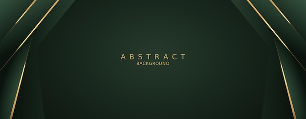 dark green luxury premium background and gold line.