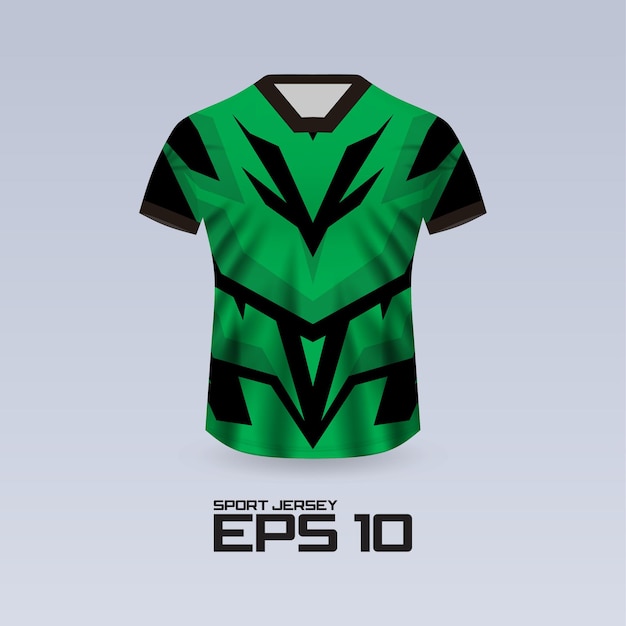 dark green racing jersey design