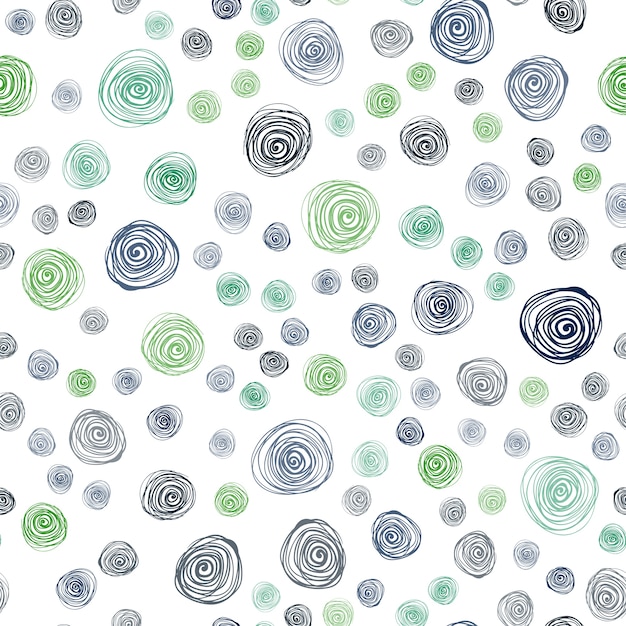 ダークグリーンベクトルシームレスな自然抽象的なパターン