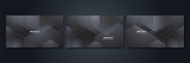 Vector dark grey lines on black background