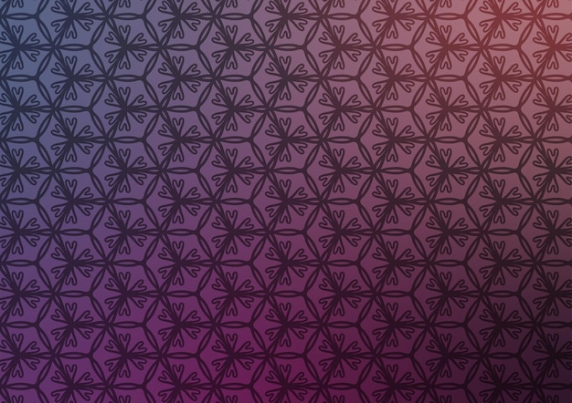 Dark hexagon net purple art abstract background
