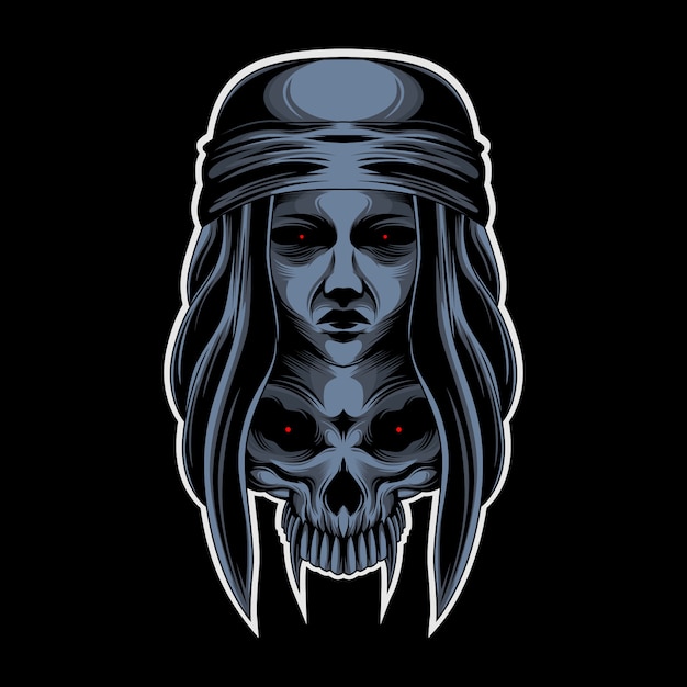 dark lady skull