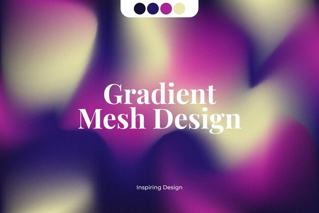 Dark mesh gradient grainy