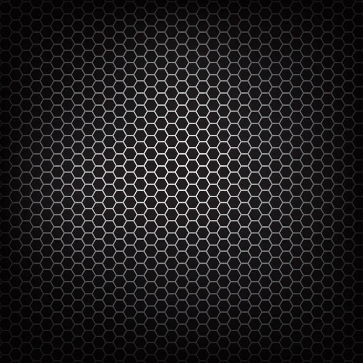 Vector dark metal background template