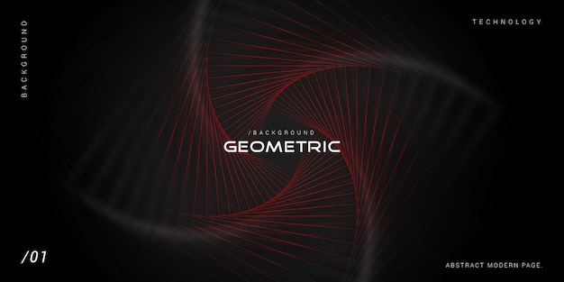 Dark Modern Geometric Technology Background