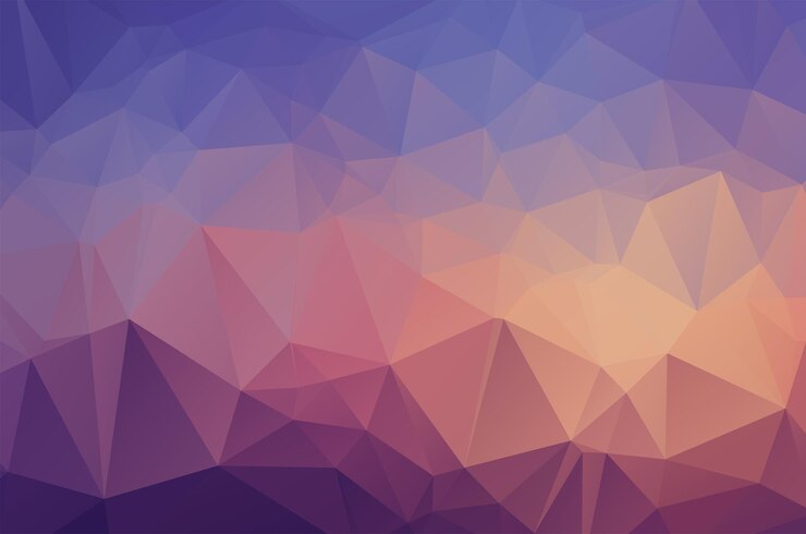 Vector dark multicolor polygonal textured background