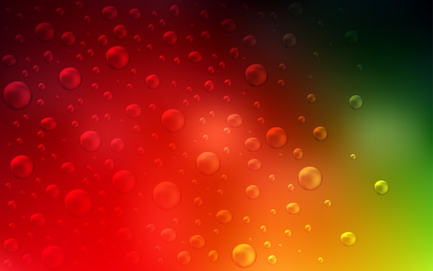 Dark multicolor vector background with dots