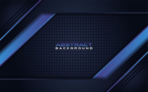 dark navy background combine with gradient blue lines