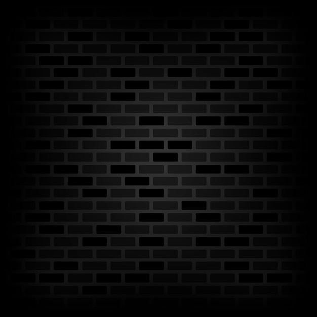 Dark nightly brick wall vector illustration