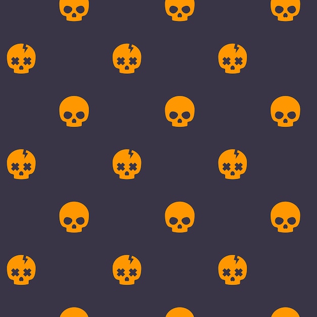 dark Pattern with skulls