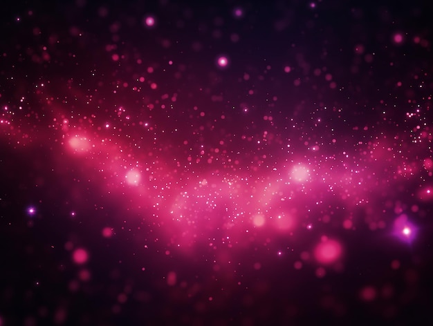 Dark pink and glow particle abstract background light ray beam effect