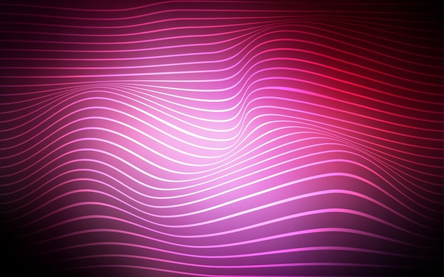 Dark Pink vector pattern with shining lines