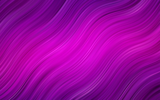 Темно-фиолетовый векторный узор с изогнутыми кругами