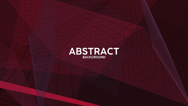 Dark red abstract background with wave and line elements
