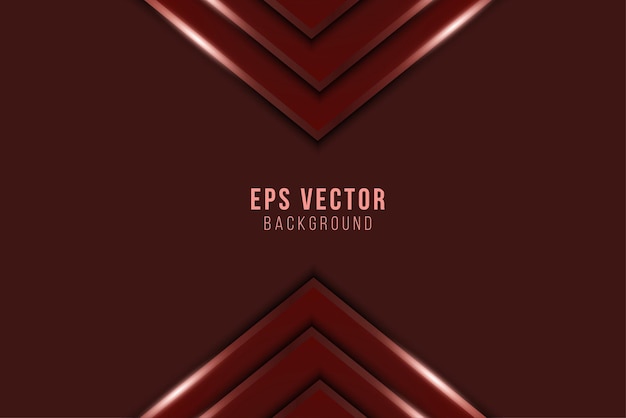 Dark red abstract luxury shapes overlapping on dark red background. Template premium award design. V