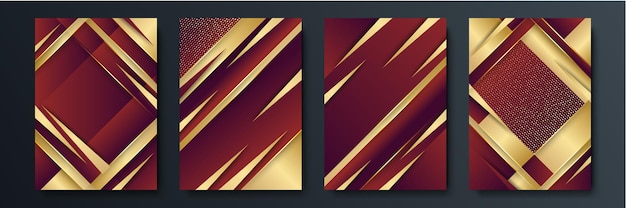 Dark red and gold background