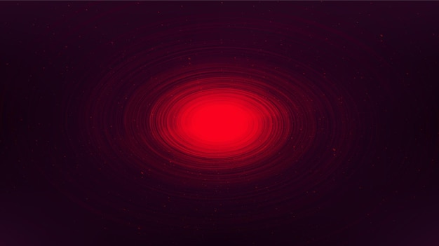 Vettore buco nero a spirale rosso scuro su sfondo galaxy con spirale della via lattea, universo e concept design stellato, vettore