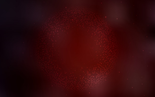 Dark red vector layout with cosmic stars.