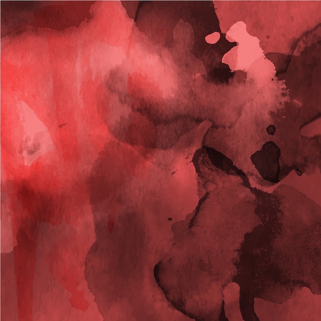 Vector dark red watercolor texture background