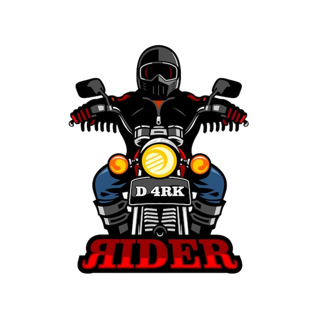 Vector dark rider