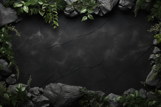 Vector dark slate industrial stone background