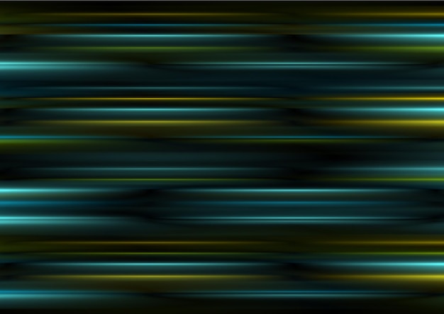 Vector dark smooth glowing stripes abstract background