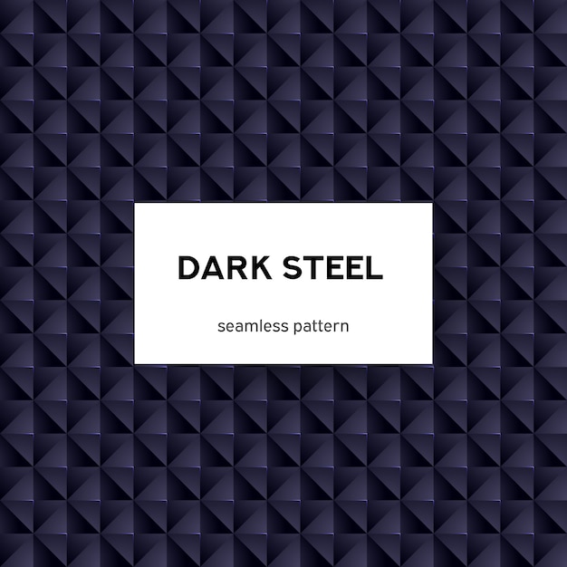 Dark steel seamless background pattern