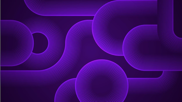 Dark violet abstract background with serpentine style lines as the main component