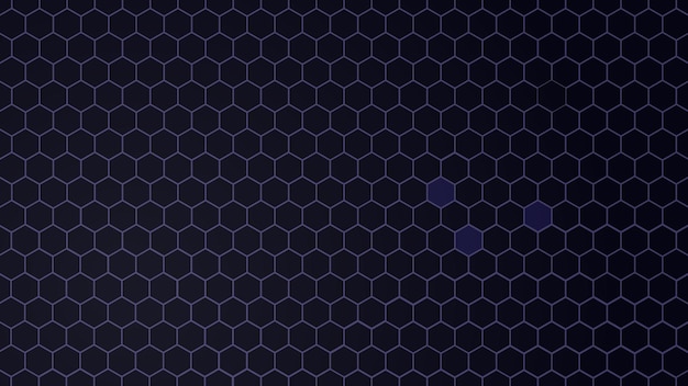 Vector dark violet hexagon shapes abstract background. vector illustration