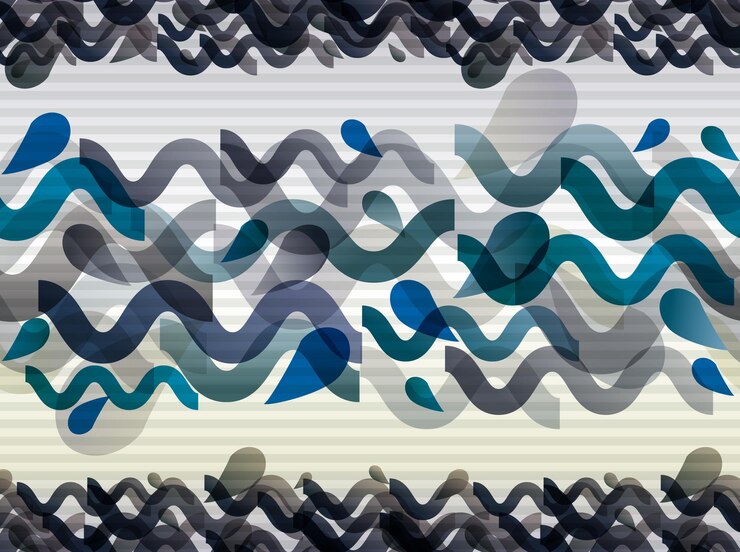 Vector dark water seamless element vector eps 10