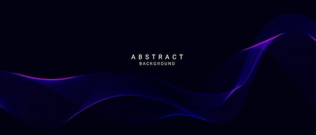 dark wave elegant background vector