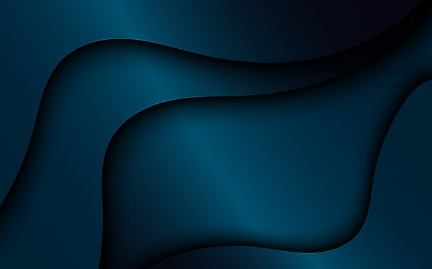 Dark wavy overlap background