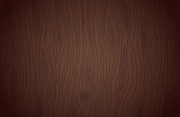 Vector dark wenge wood hand drawn texture vector background