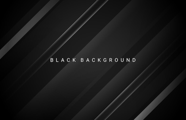 Darkness concept design black geometric background