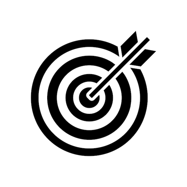 Dart icon vector ontwerp sjabloon eenvoudig en schoon