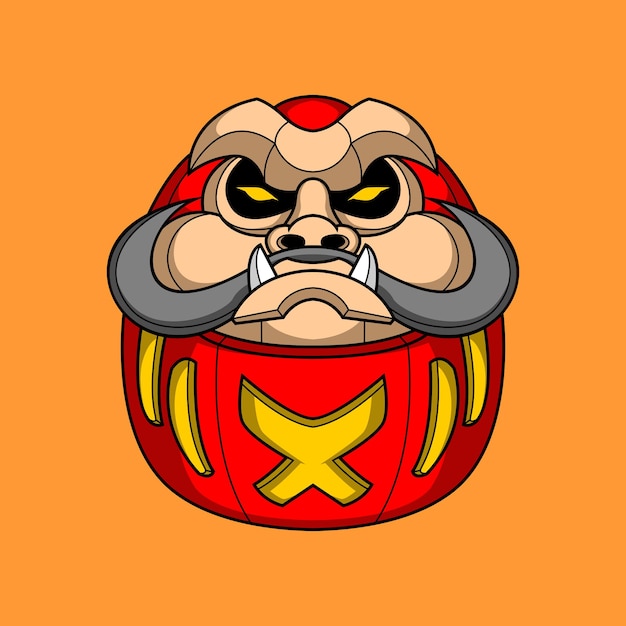 daruma illustratie