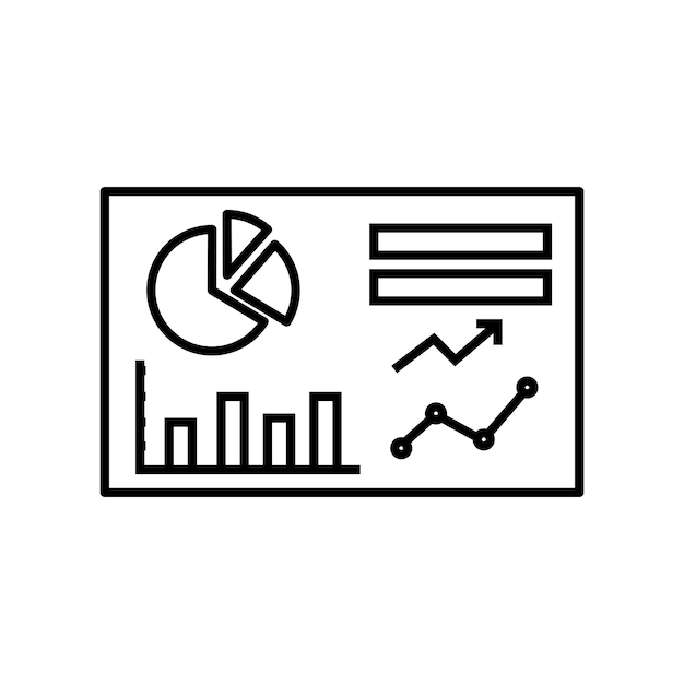 벡터 대시보드 아이콘 디자인 터 일러스트레이션