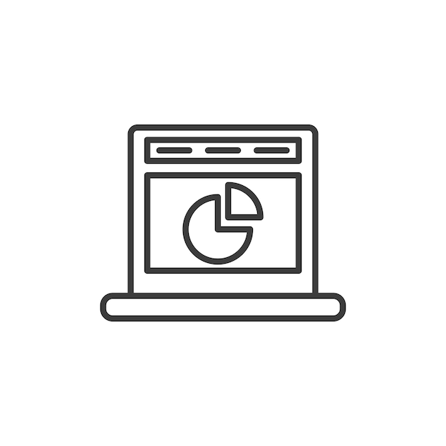 Dashboard icoon set real time data monitor vector symbool analytics presentatie teken kpi icoon prestatie optimalisatie admin statistieken paneel scherm symbool in zwart gevuld en omschreven stijl