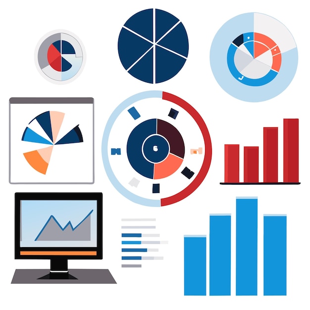 Vettore modello di pannello utente del dashboard o modello di dashboard della raccolta di elementi