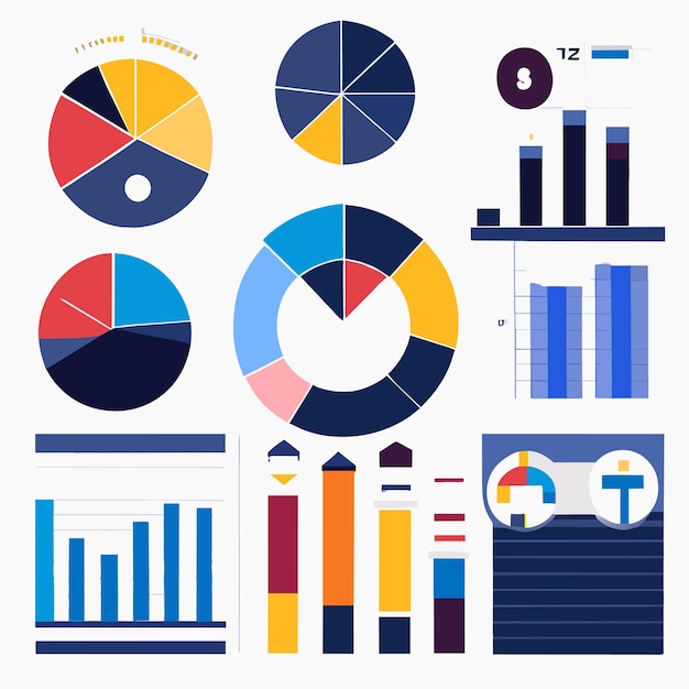 Vector dashboard user panel template or elements collection dashboard template