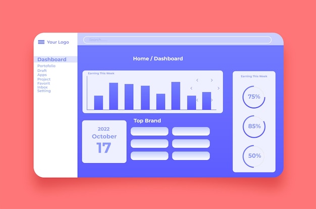 dashboard user panel template