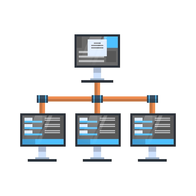 Vettore data access icon cloud