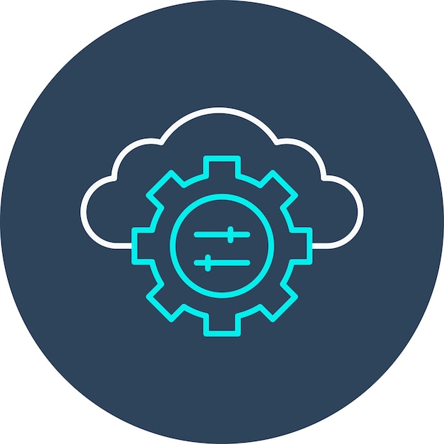 Data Adjustment vector icoon Kan worden gebruikt voor Data Analytics iconset