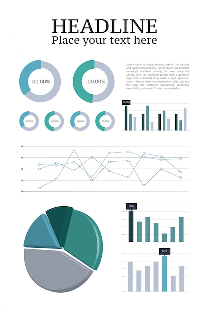 Data-analyse papier met grafieken en diagrammen